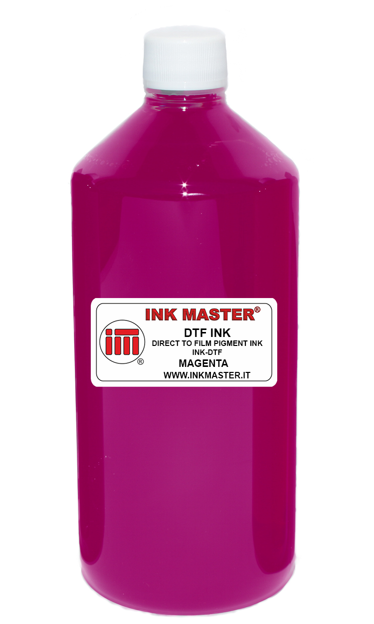 Bottiglia di inchiostro compatibile Direct to Film DTF ink MAGENTA per Printers with Epson printhead I3200 4720 L1800 XP600 etc.