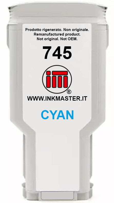 Cartuccia rigenerata HP F9K03A HP745 CYAN per HP Z2600 HP Z5600