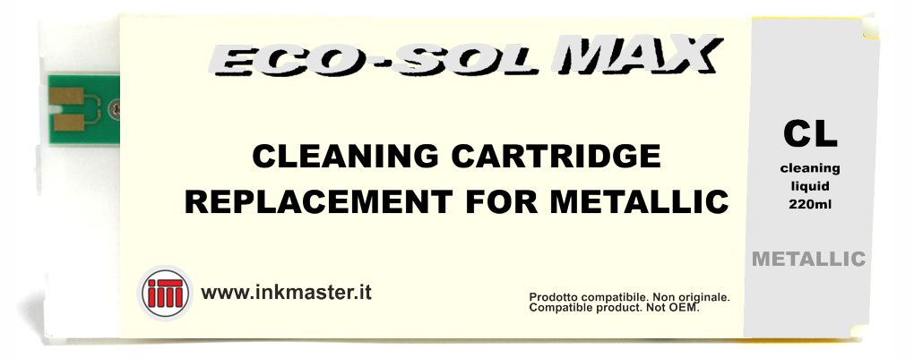 Cartuccia rigenerata ROLAND ECO-SOL MAX 2 CLEANING METAL per ROLAND ECOSOLVENT