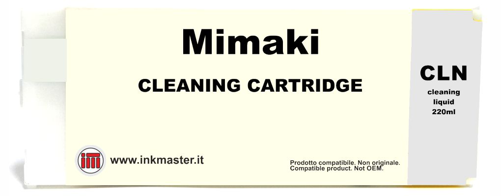 Cartuccia rigenerata MIMAKI SS2 SS21 ES3 HS BS3 BS4 CLEANING per MIMAKI SOLVENT ECOSOLVENT