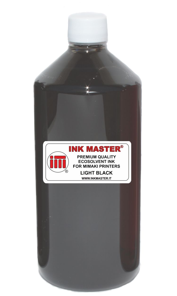 Bottiglia di inchiostro compatibile MIMAKI SS2 SS21 ES3 LIGHT BLACK per MIMAKI PRINTERS WITH DX5 DX6 DX7 TFP PRINTHEADS 