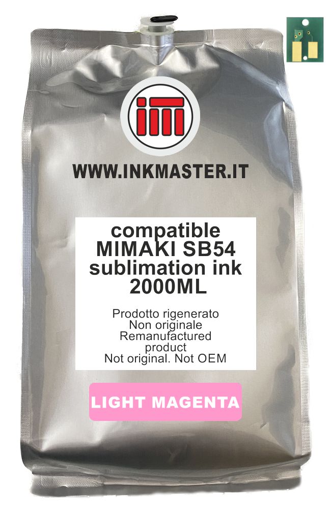 Cartuccia rigenerata MIMAKI SB54-LMT-2L LIGHT MAGENTA per MIMAKI CJV150 CJV300 JV150 JV300 JV34 JV5 TS30