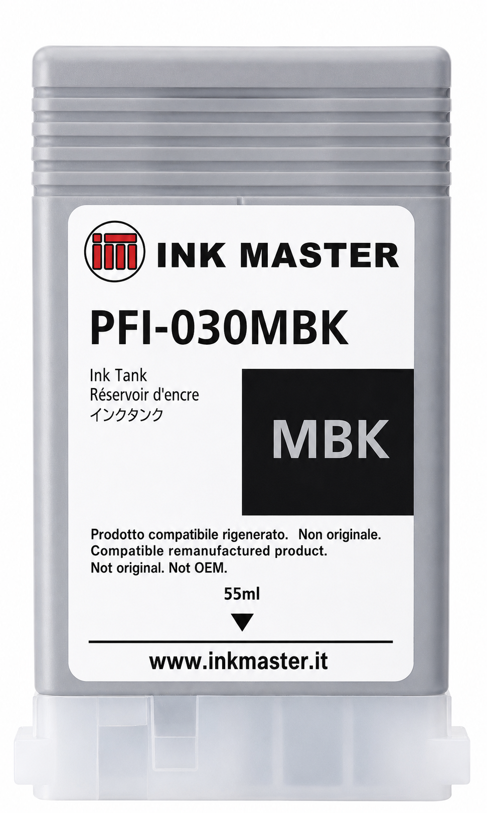 Cartuccia rigenerata compatibile CANON PFI-030MBK MATTE BLACK per Canon TA-20 TA-30 TM-240 TM-340