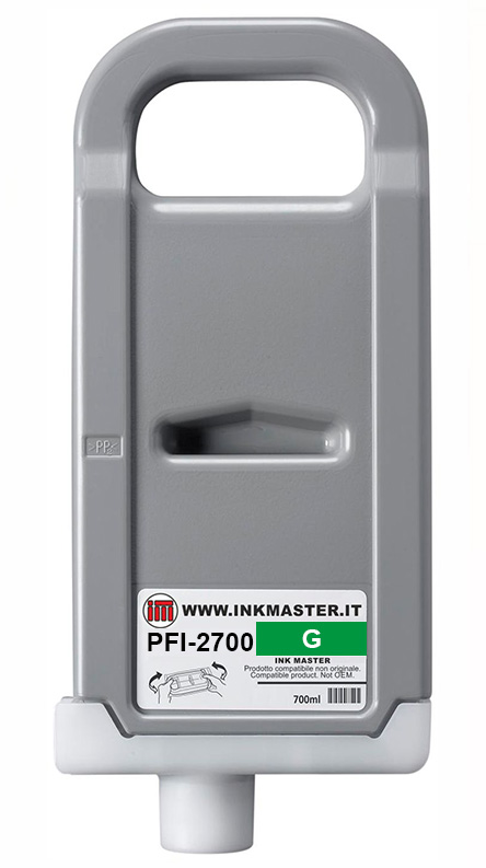 Cartuccia rigenerata CANON PFI-2700 GREEN per Canon GP-2000 GP-4000 GP-4100 GP-4100S