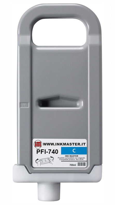 Cartuccia rigenerata CANON PFI-740 CYAN per Canon TZ-30000 TZ-32000