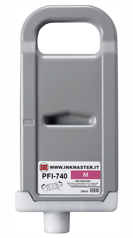 Cartuccia rigenerata CANON PFI-740 MAGENTA per Canon TZ-30000